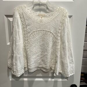 Lovestitch White Poncho Blouse